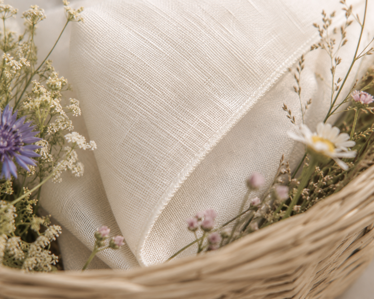 Detail bourettezijde lijkwade textuur