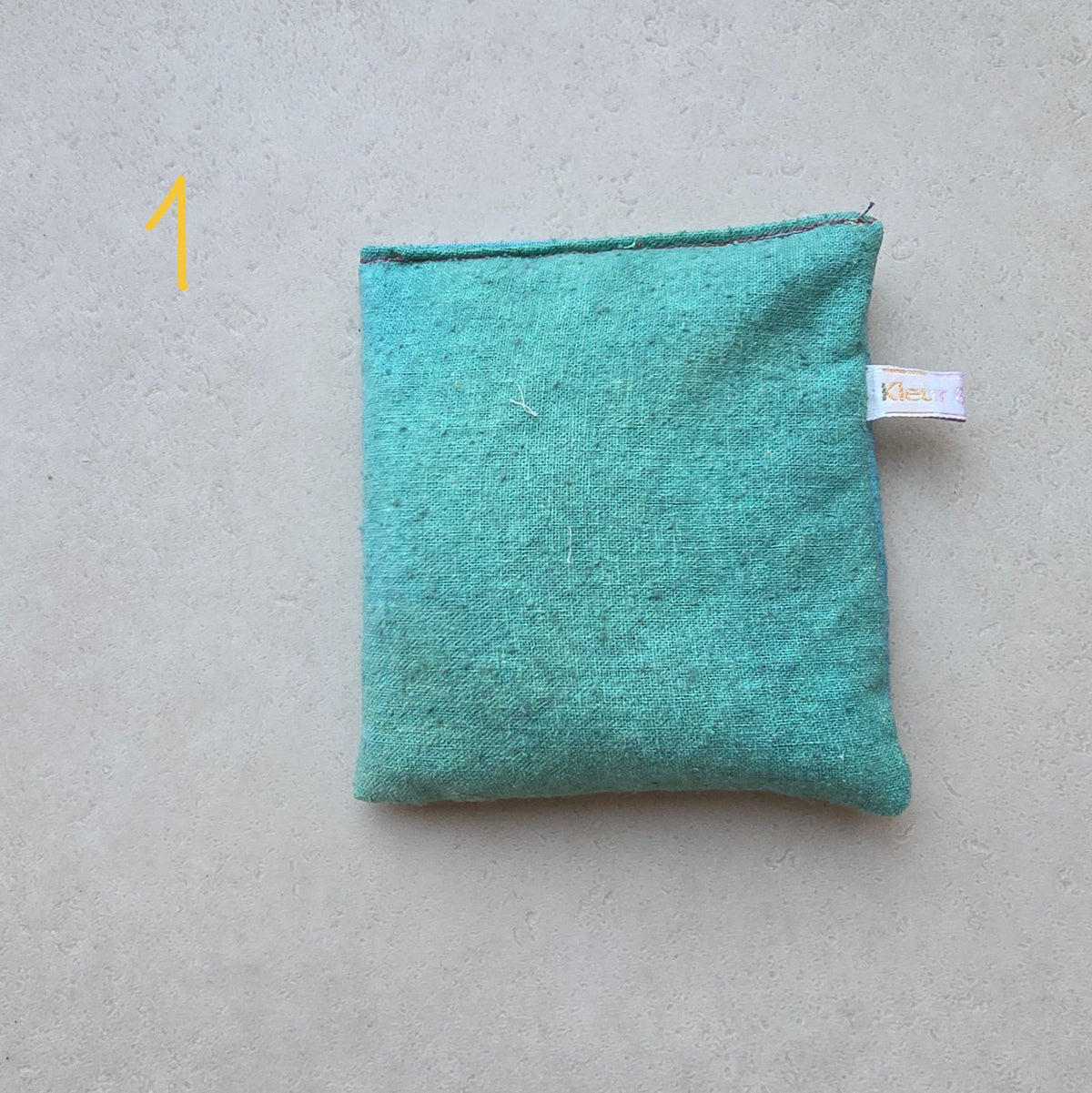 Groenblauwtinten | zijden pittenzakje – kies jouw kleur