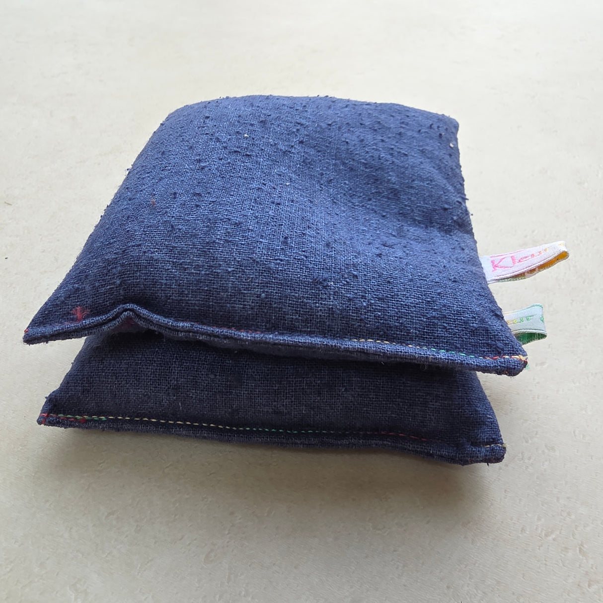 DroomBlauw | Uni zijden pittenzakje blauw