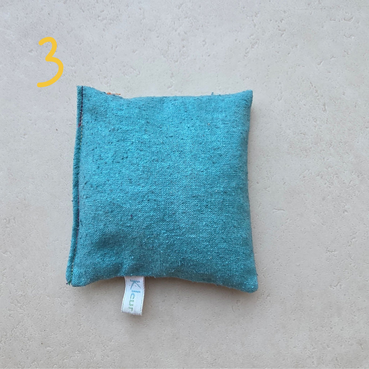 Groenblauwtinten | zijden pittenzakje – kies jouw kleur