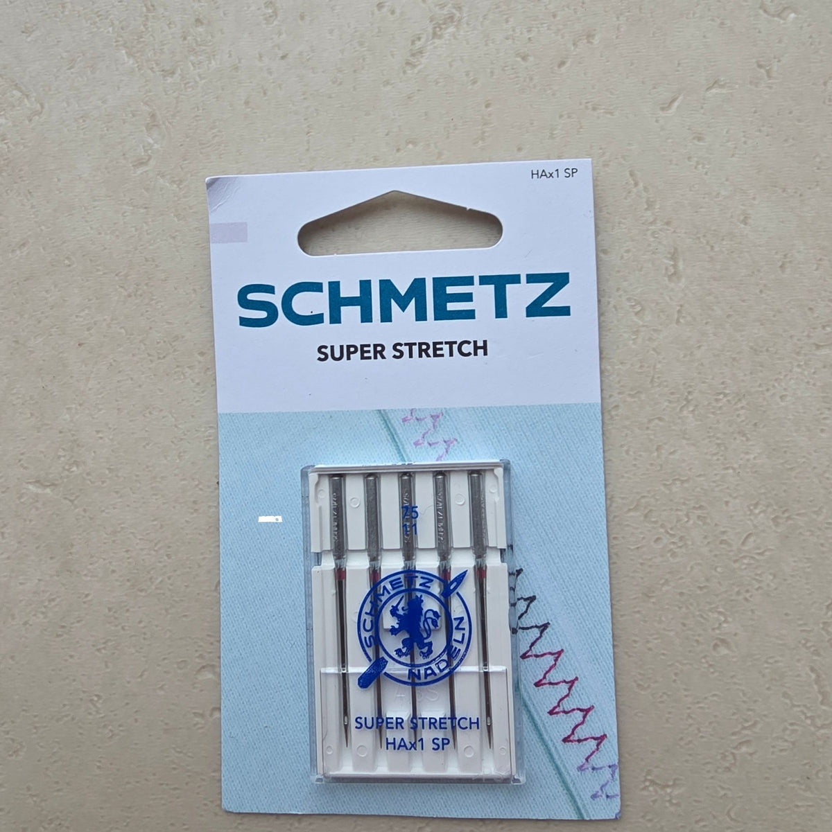 Schmetz Super Stretch naaimachinenaalden 75/11 – voor bourette jersey | 5 stuks