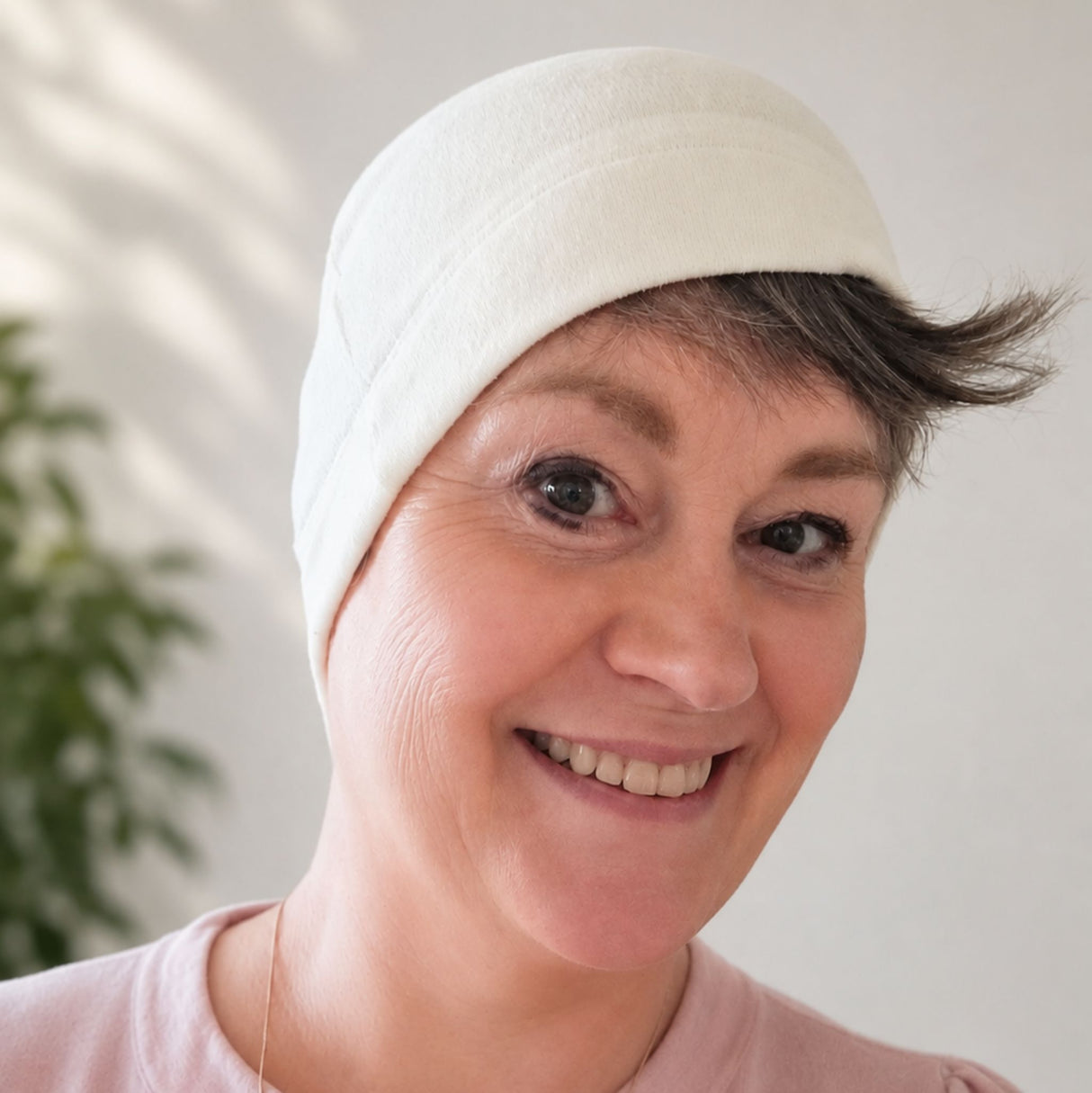 Zijden beanie-dopmuts voor volwassenen