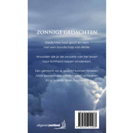 Gedichtenbundel Zonnige Gedachten in gebruik als troostboek