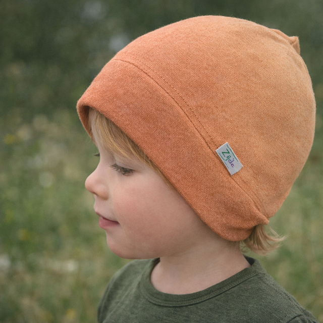 Zijden beanie dopmuts kind prikkelvriendelijk bourette zijde