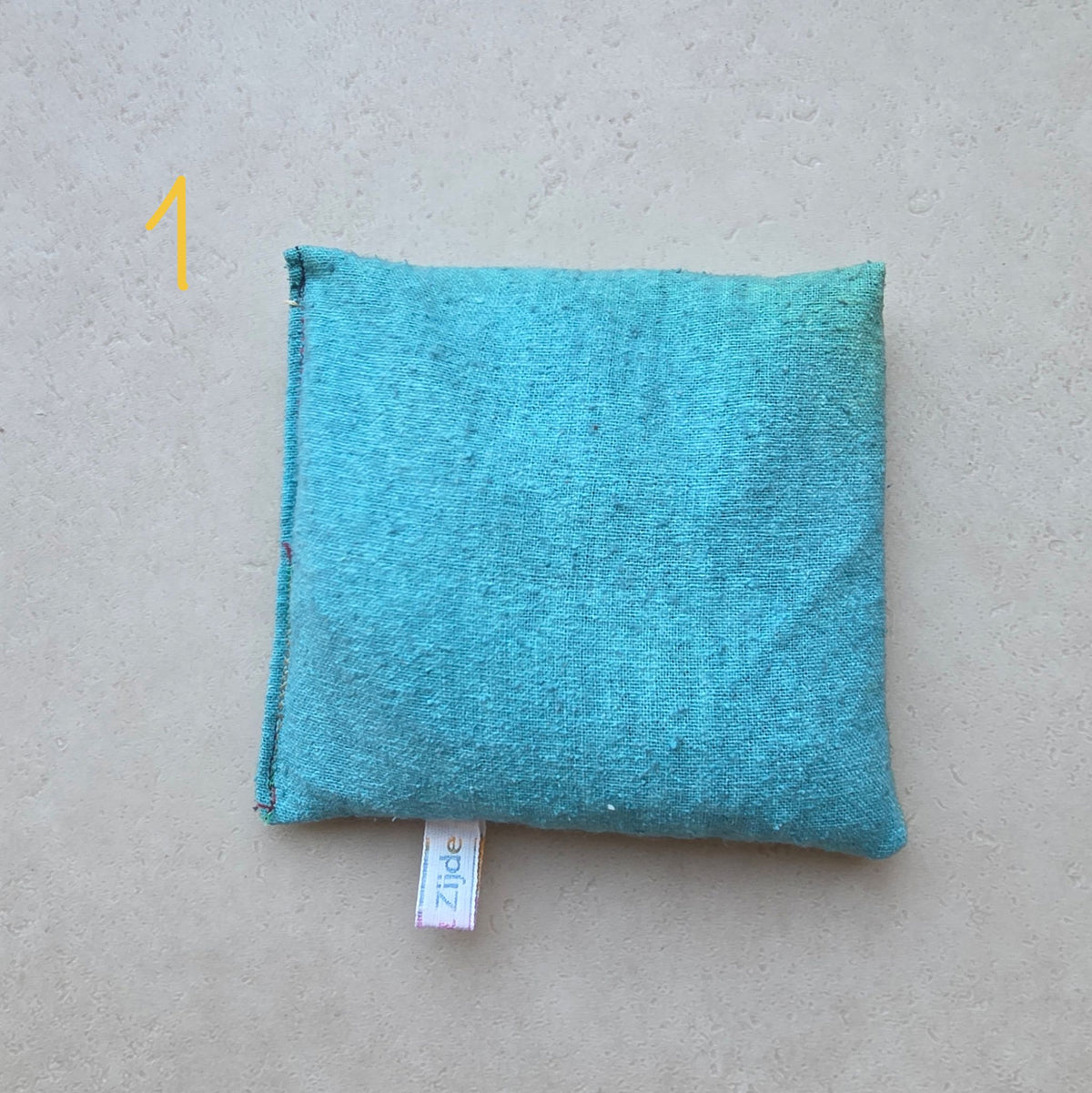 Groenblauwtinten | zijden pittenzakje – kies jouw kleur