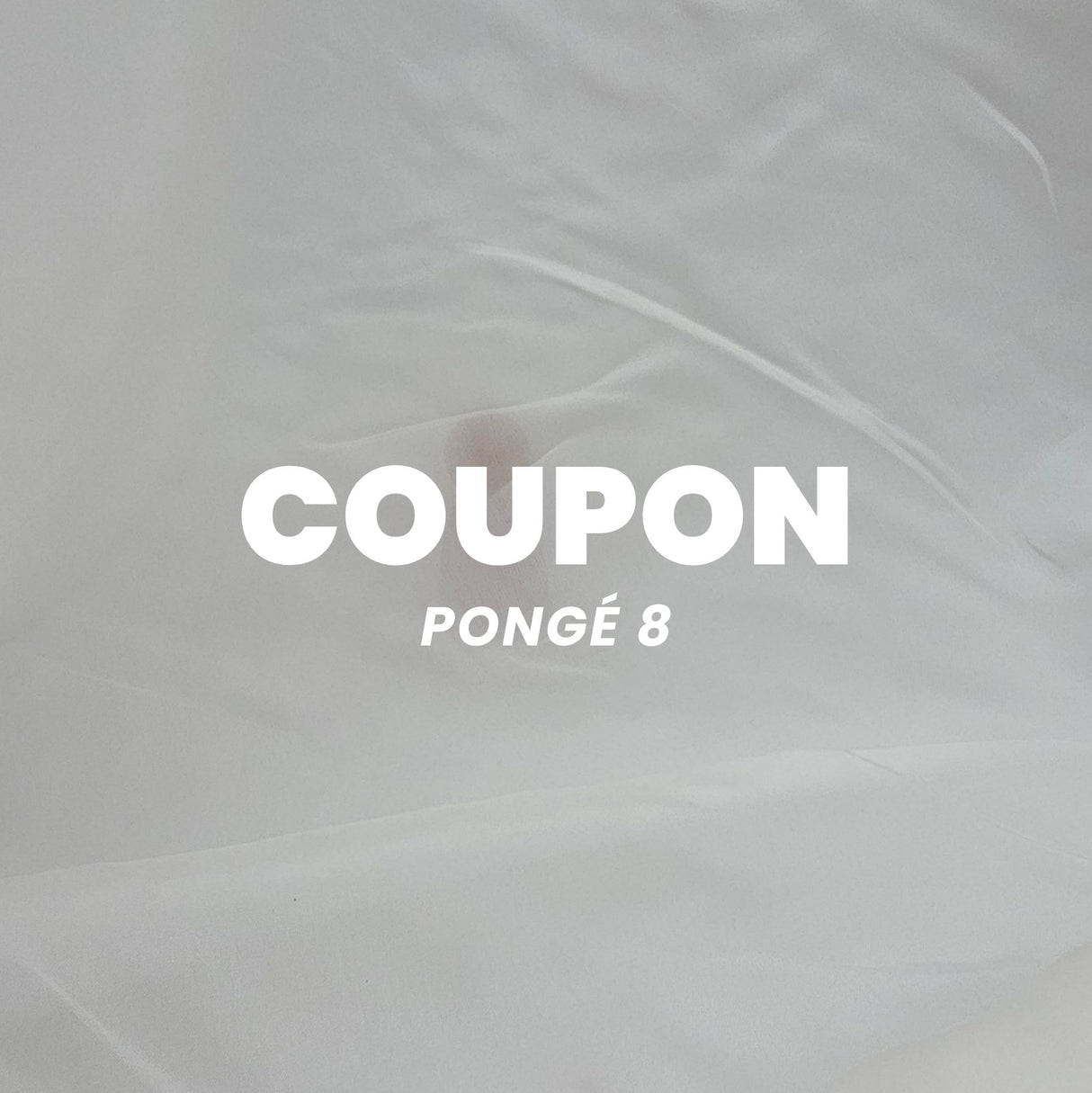 Coupon Pongé 08 zijde naturel 175 × 140 cm - 100% zijde