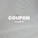 Coupon Pongé 08 zijde naturel 175 × 140 cm - 100% zijde