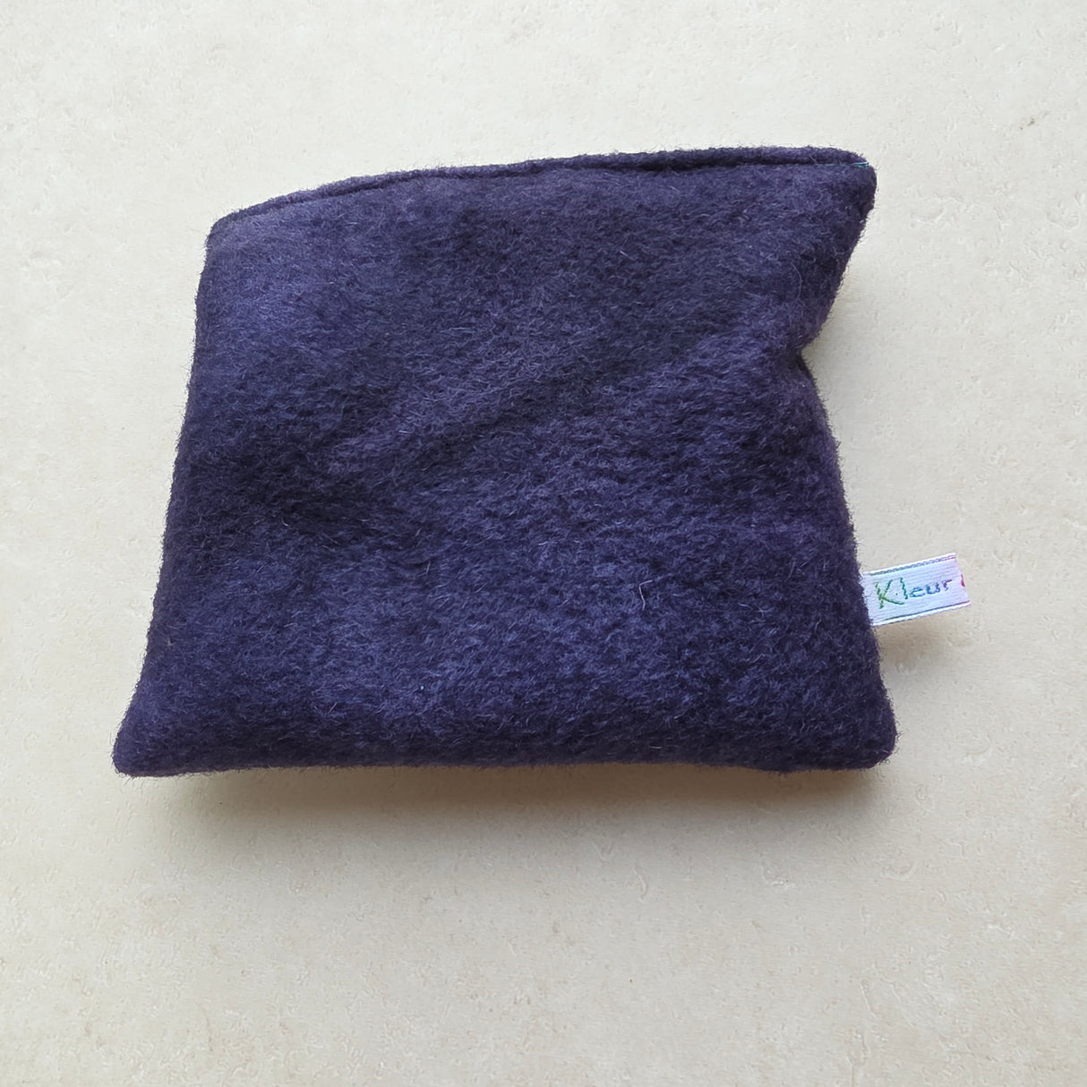 DiepBlauw | Uni wol pittenzakje diepblauw