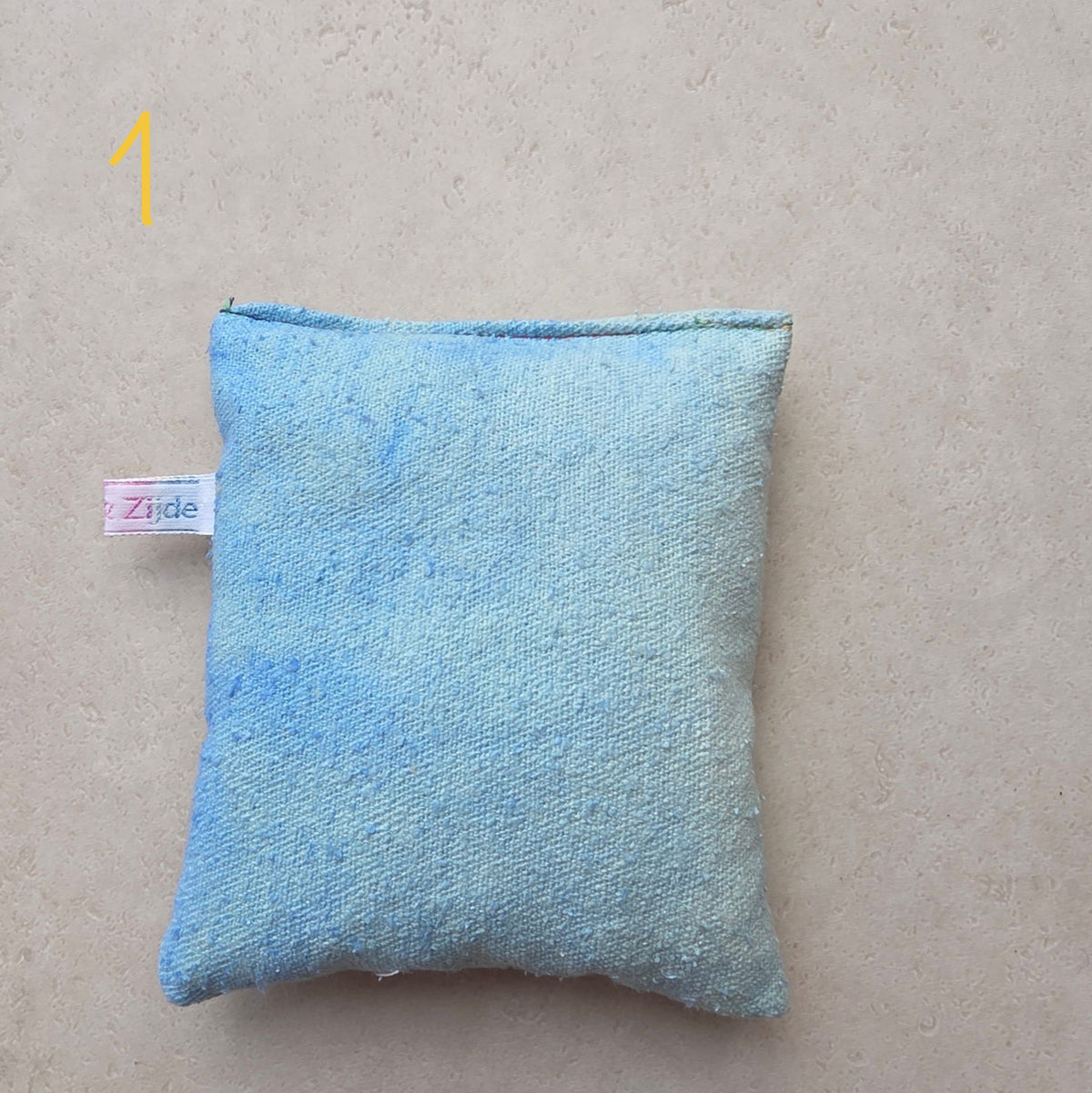 Blauwtinten | zijden pittenzakje – kies jouw kleur