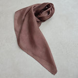 Zijden speeldoek NevelBruin – bruin mêlee pangeverfd | 45 × 45 cm