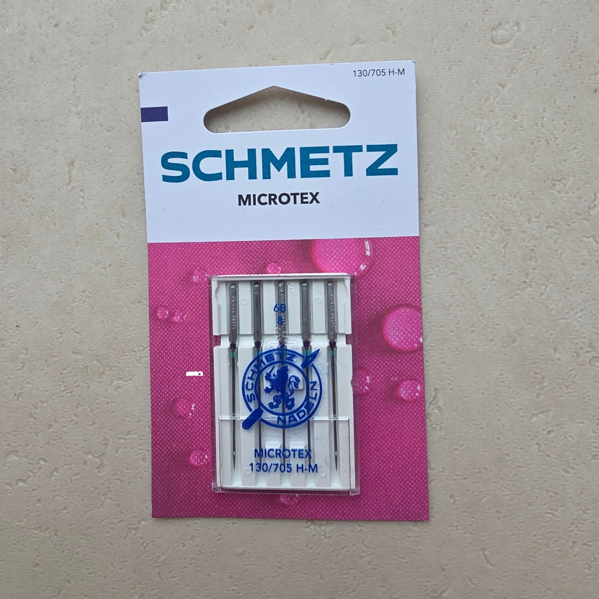 Schmetz Microtex naaimachinenaalden 60/8 – voor fijne zijde | 5 stuks