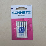 Schmetz Microtex naaimachinenaalden 60/8 – voor fijne zijde | 5 stuks