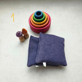 Wollen pittenzakjes | 13 × 13 cm – kies jouw kleur