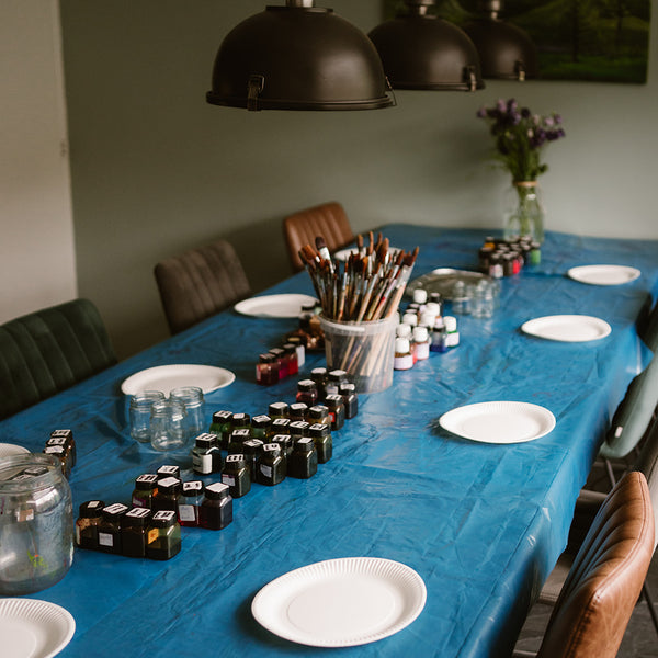 zijdeschilderworkshop zijde sjaal maken Krimpen aan den IJssel