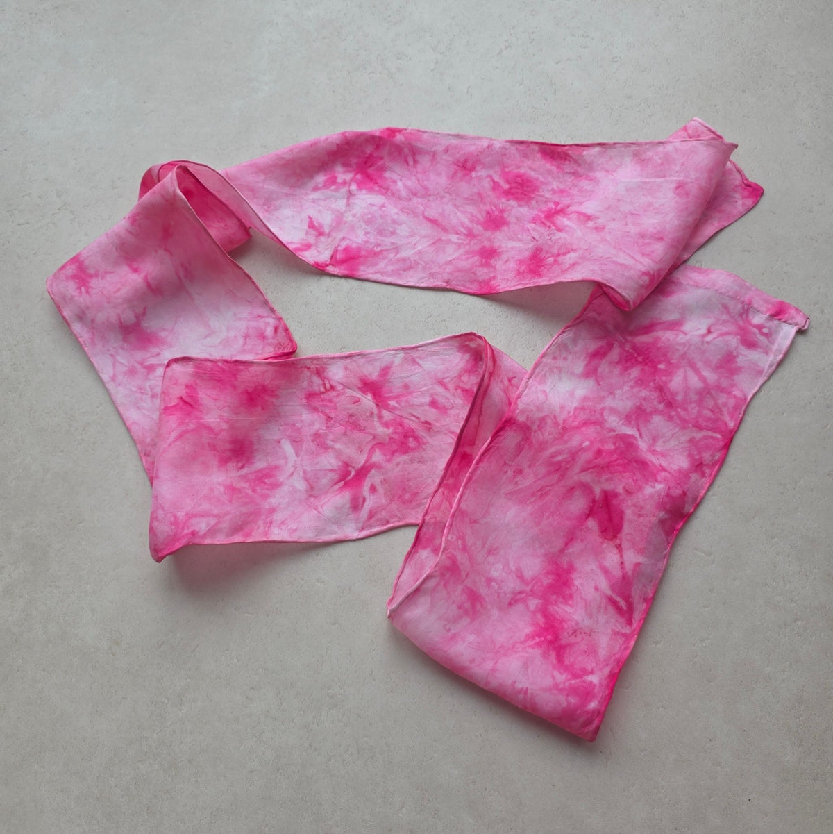 Zijden haarlint 10 cm RozeVegen - 150x10 cm - rozetinten