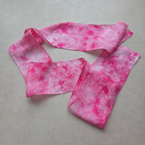 Zijden haarlint 10 cm RozeVegen - 150x10 cm - rozetinten