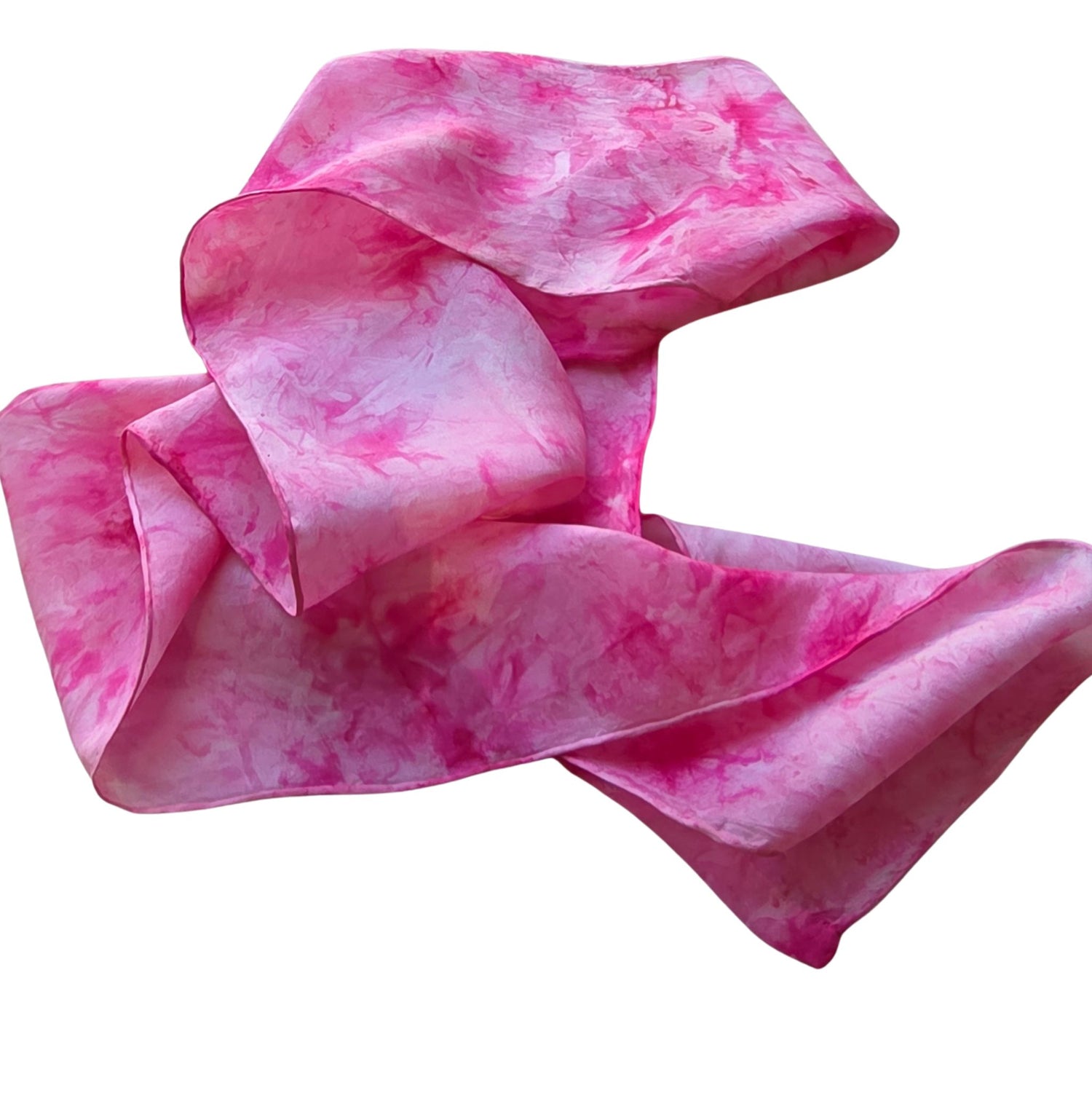 Zijden haarlint 10 cm RozeVegen - 150x10 cm - rozetinten