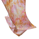 Zijden haarlint 10 cm VlinderDans - 150x10 cm - roze goudtinten