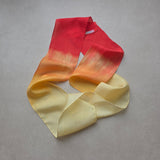 Zijden haarlint 10 cm Zonsopkomst - 150x10 cm