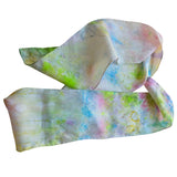 Zijden haarlint In alle Zachtheid - 150x10 cm - zachte regenboogtinten