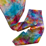 Zijden haarlint TussenRegenIn - 150x10 cm - regenboogtinten