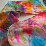 Zijden haarlint TussenRegenIn - 150x10 cm - regenboogtinten