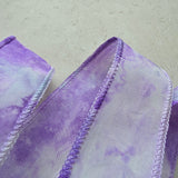 Zijden haarlint Sereen - 110 x 2 cm - lila tinten