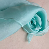 Zijden speeldoek MintyMint – uni pangeverfd mintgroen | 45 × 45 cm