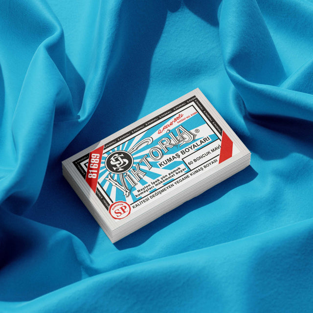 viktoria textielverf turquoise 60 poeder zijde wol katoen