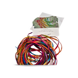 Handgeschilderd zijden armbandje Ritme regenboog Ritme