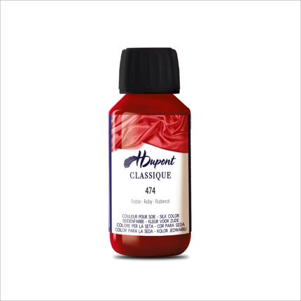 dupont zijdeverf rubis 474 rood zijde wol