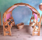 handgemaakte zijden snoezeldoek playstand prikkelgevoelige kinderen