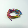 zijden armbandje regenboog handgeschilderd zonnestraaldraadje