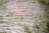 Detail zijden behandeltafeldoek pongé zijde textuur