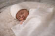 zijden dopmutsje lakentje prematuur baby couveuse set