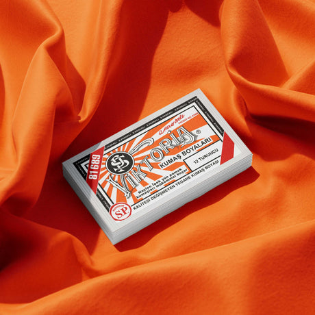 viktoria textielverf oranje 12 poeder zijde wol katoen