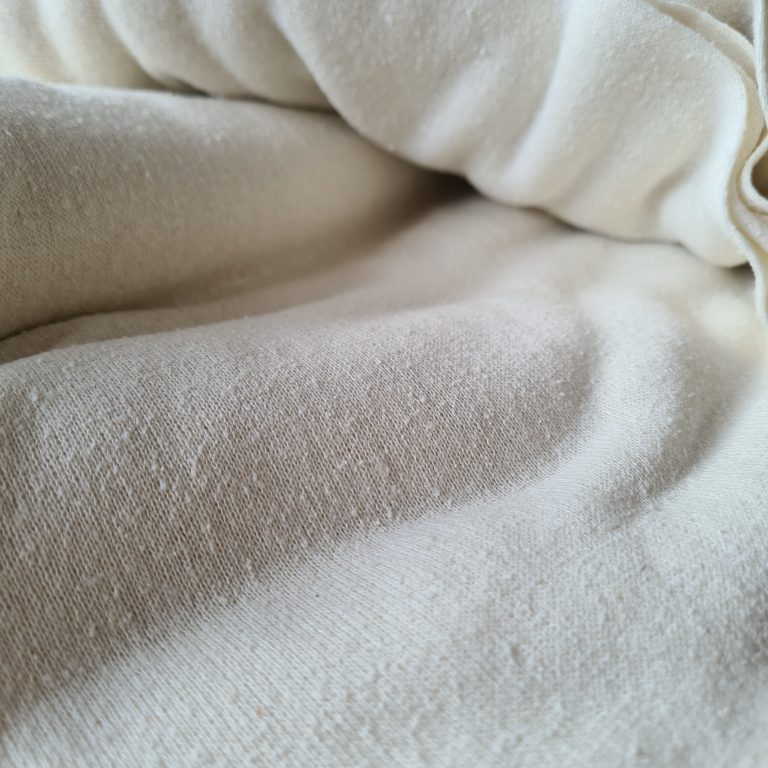 bio bourette zijde tricot jersey peace silk stof naturel