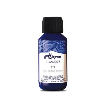 dupont zijdeverf bleuet 219 blauw zijde wol