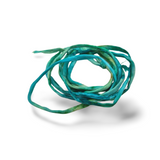 Handgeschilderd zijden armbandje Vrij blauw