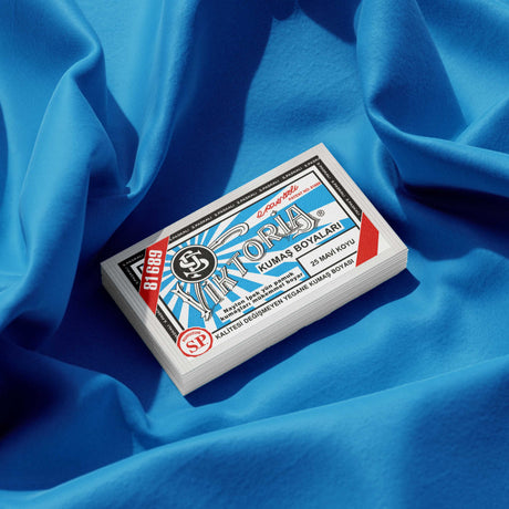 viktoria textielverf blauw 25 poeder zijde wol katoen