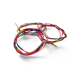 Handgeschilderd zijden armbandje Ritme regenboog Ritme
