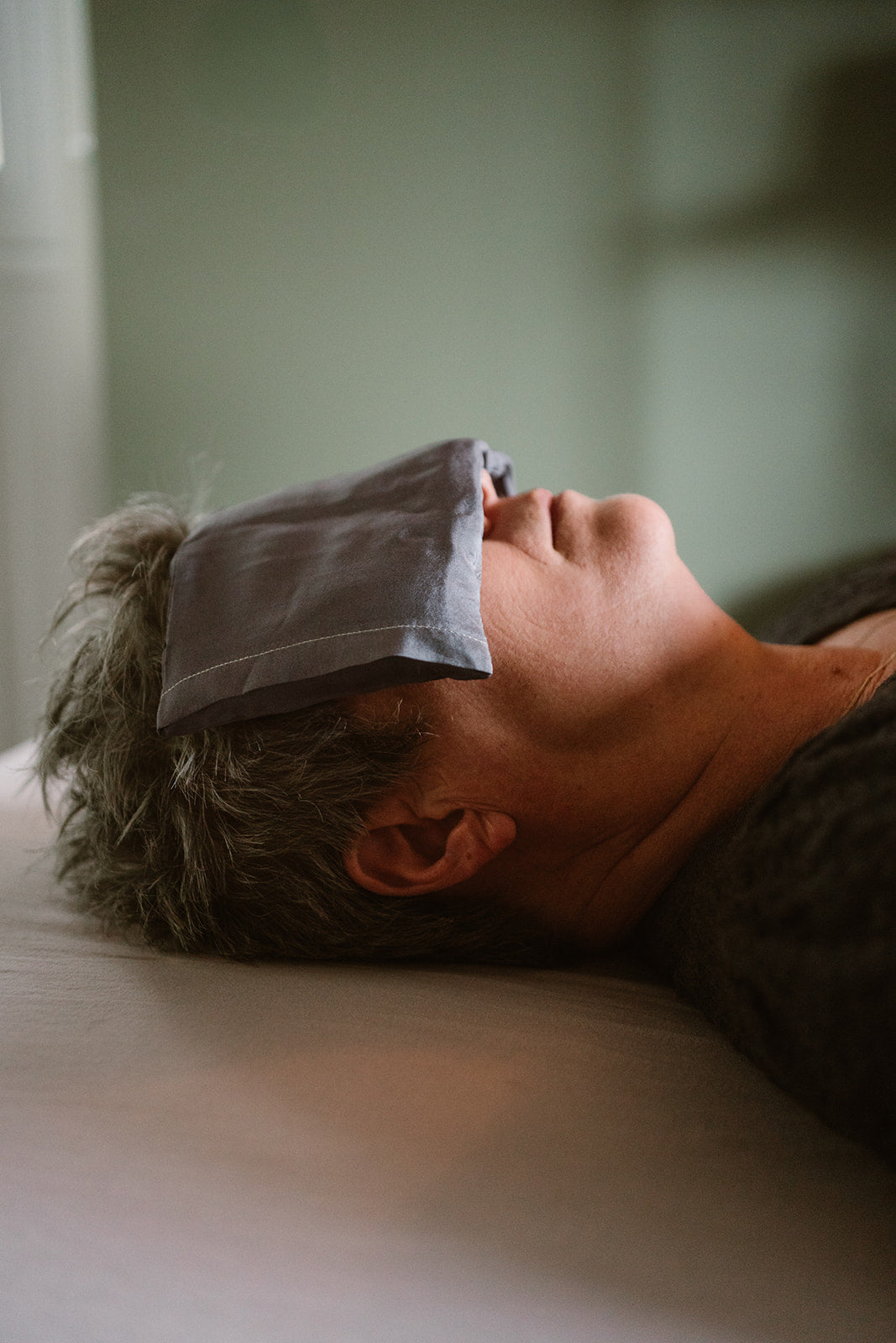 Zijden oogkussen met lijnzaad – professioneel oogmasker therapie